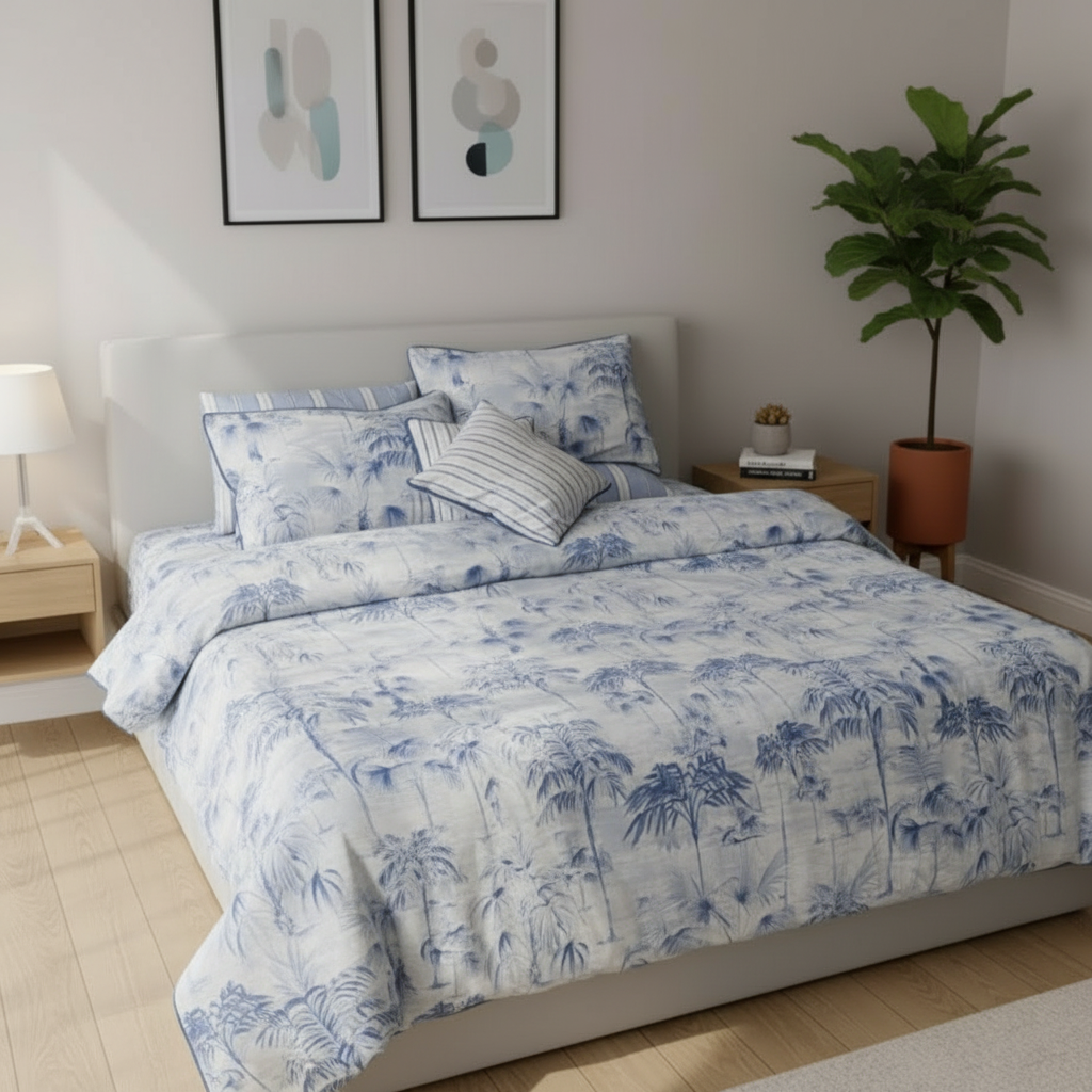 IV758 Cotton Duvet Cover Set - Without Filling
