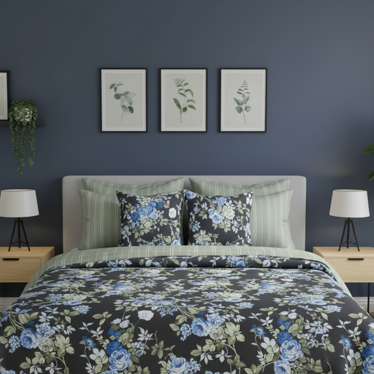 IV806 Cotton Comforter Set - Light Filling