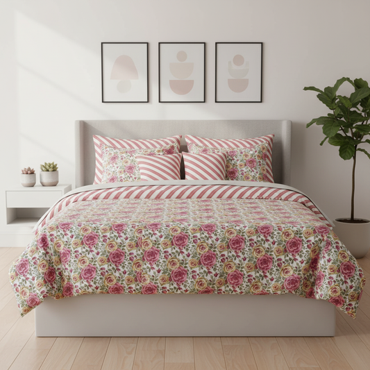 IV830 Cotton Duvet Cover Set - Without Filling