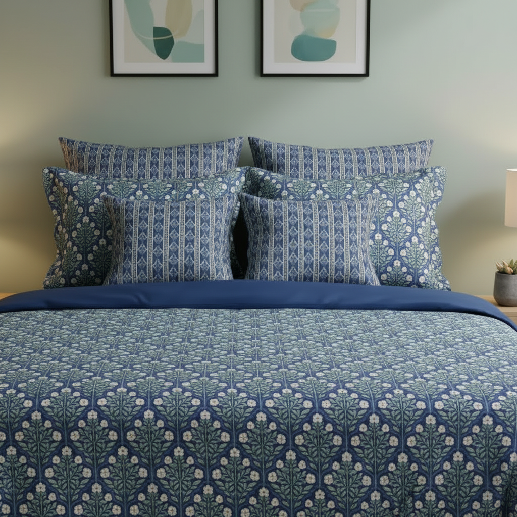 IV831 Cotton Comforter Set - Light Filling