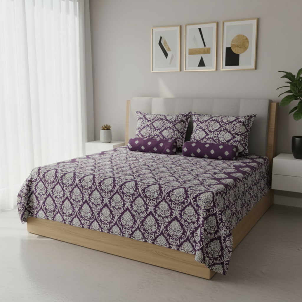 IVS010 Cotton Bed Sheet Set