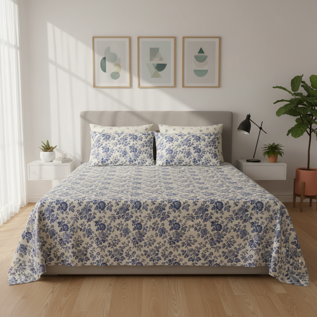 IVS003 Cotton Bed Sheet Set