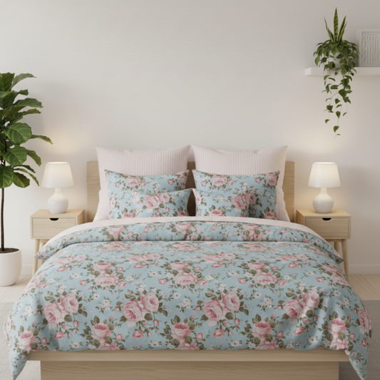 IV740 Cotton Duvet Cover Set - Without Filling