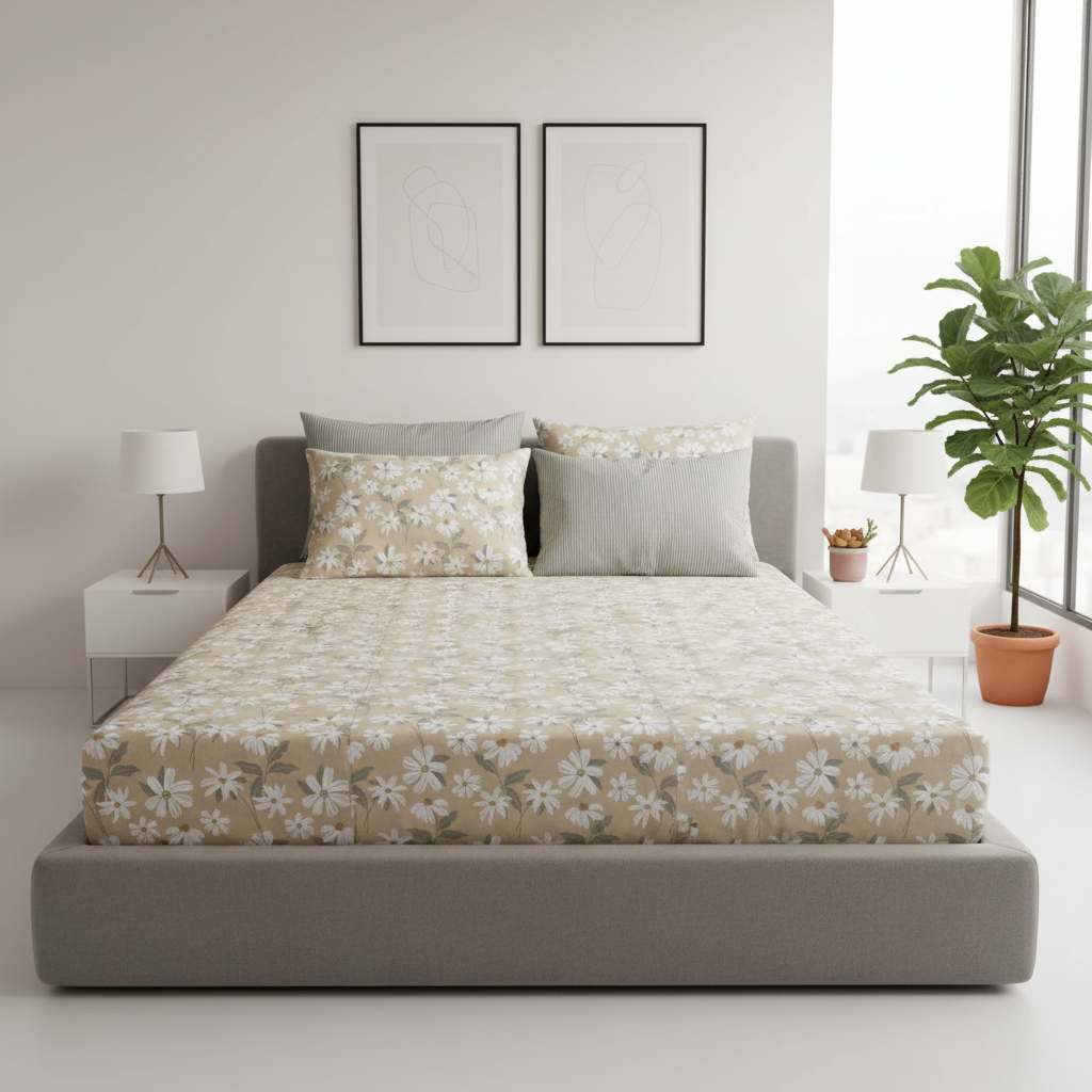 IVS734 Cotton Bed Sheet Set