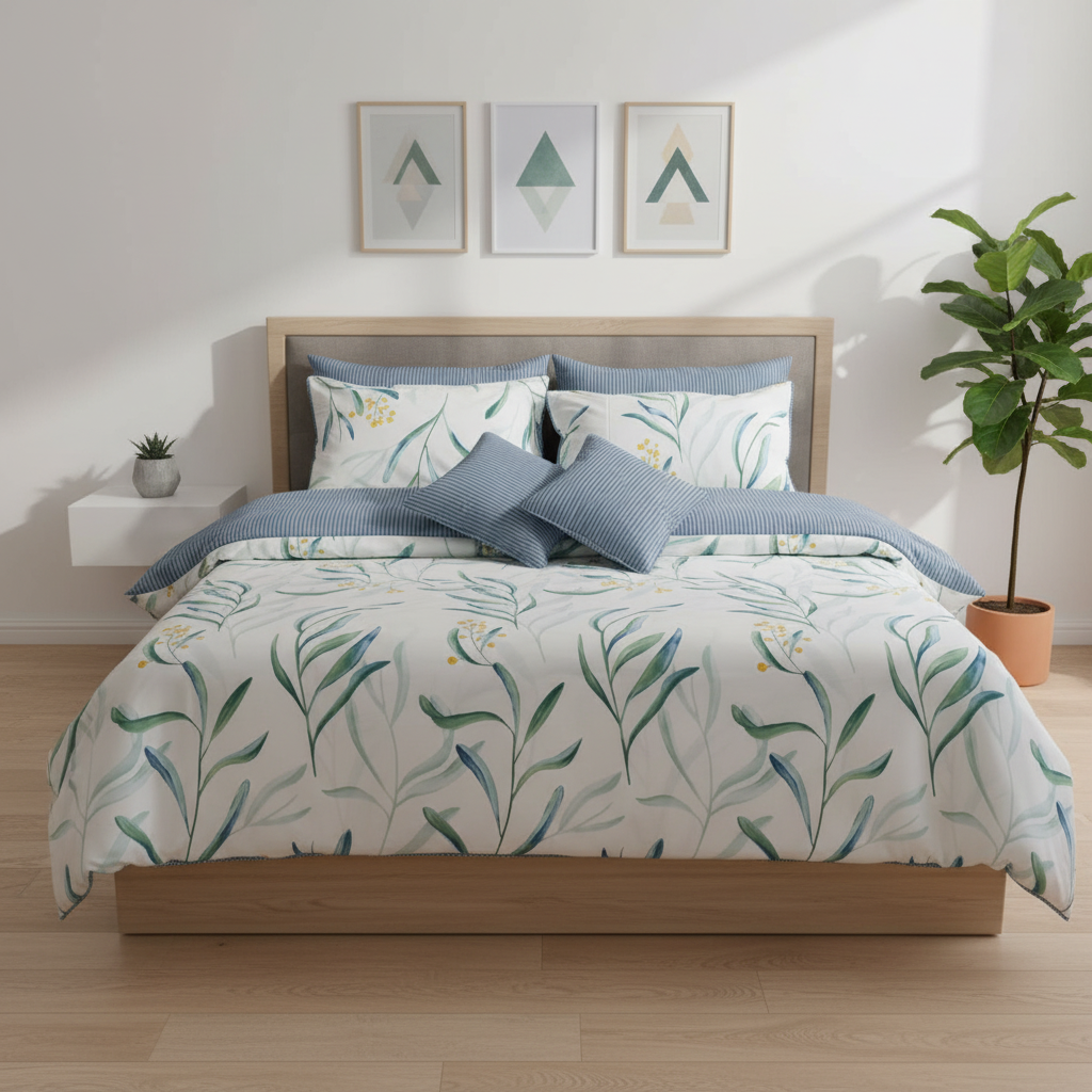 IV760 Cotton Duvet Cover Set - Without Filling