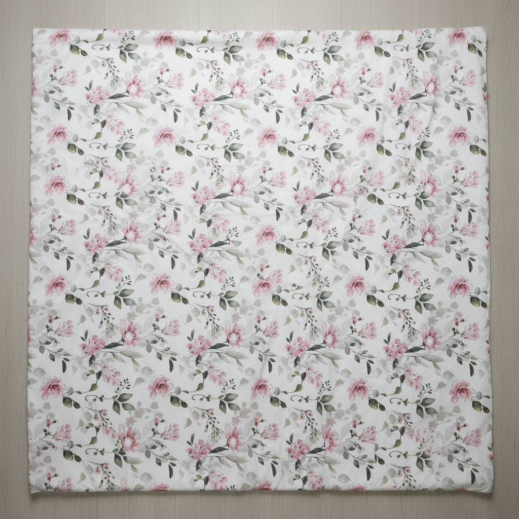 IV826 Luxury Cotton Satin Comforter Set - Light Filling