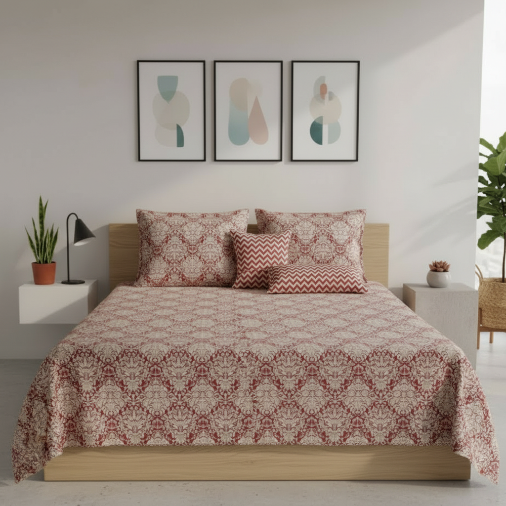 IVS013 Cotton Bed Sheet Set