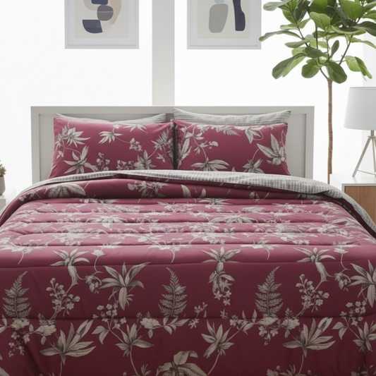 IV715 Cotton Comforter Set - Light Filling
