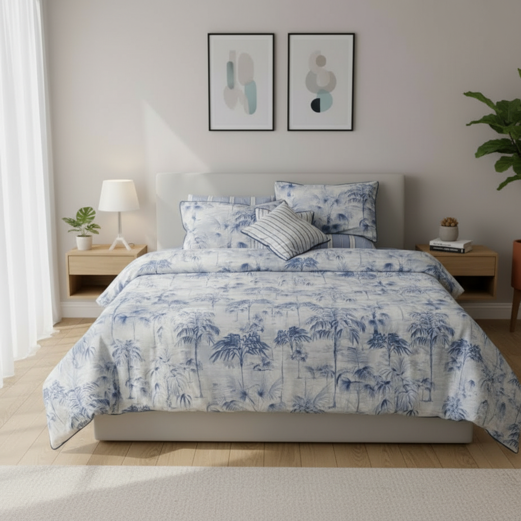 IV758 Cotton Duvet Cover Set - Without Filling