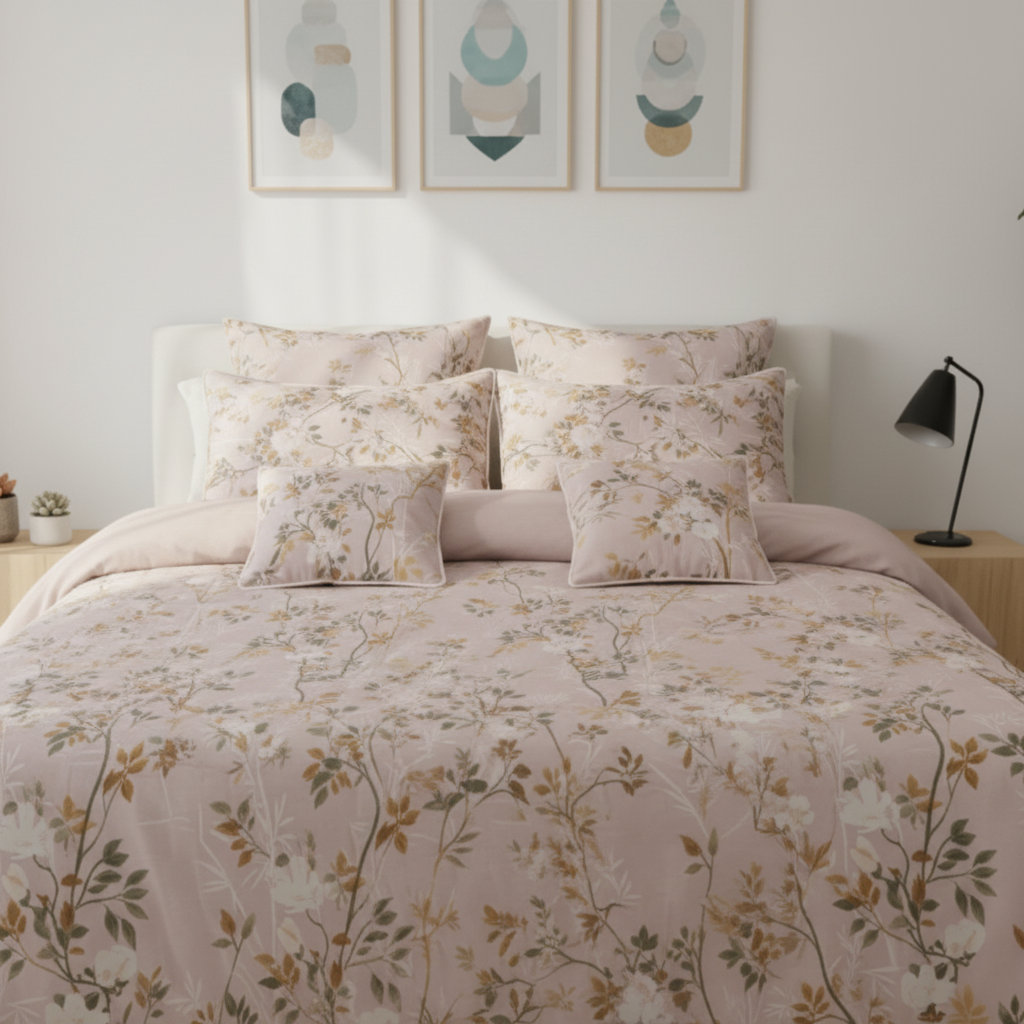 IV729 Cotton Duvet Cover Set - Without Filling