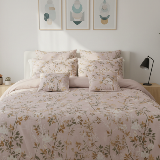 IV729 Cotton Duvet Cover Set - Without Filling