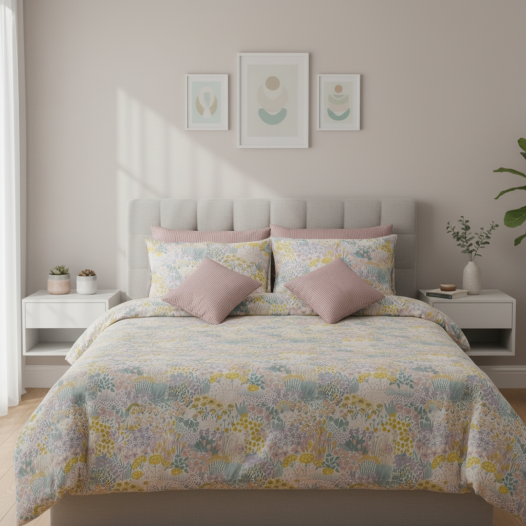 IV731 Cotton Duvet Cover Set - Without Filling