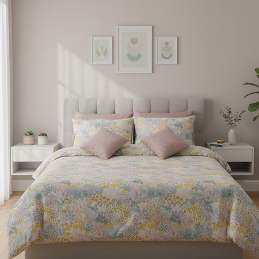 IV731 Cotton Duvet Cover Set - Without Filling