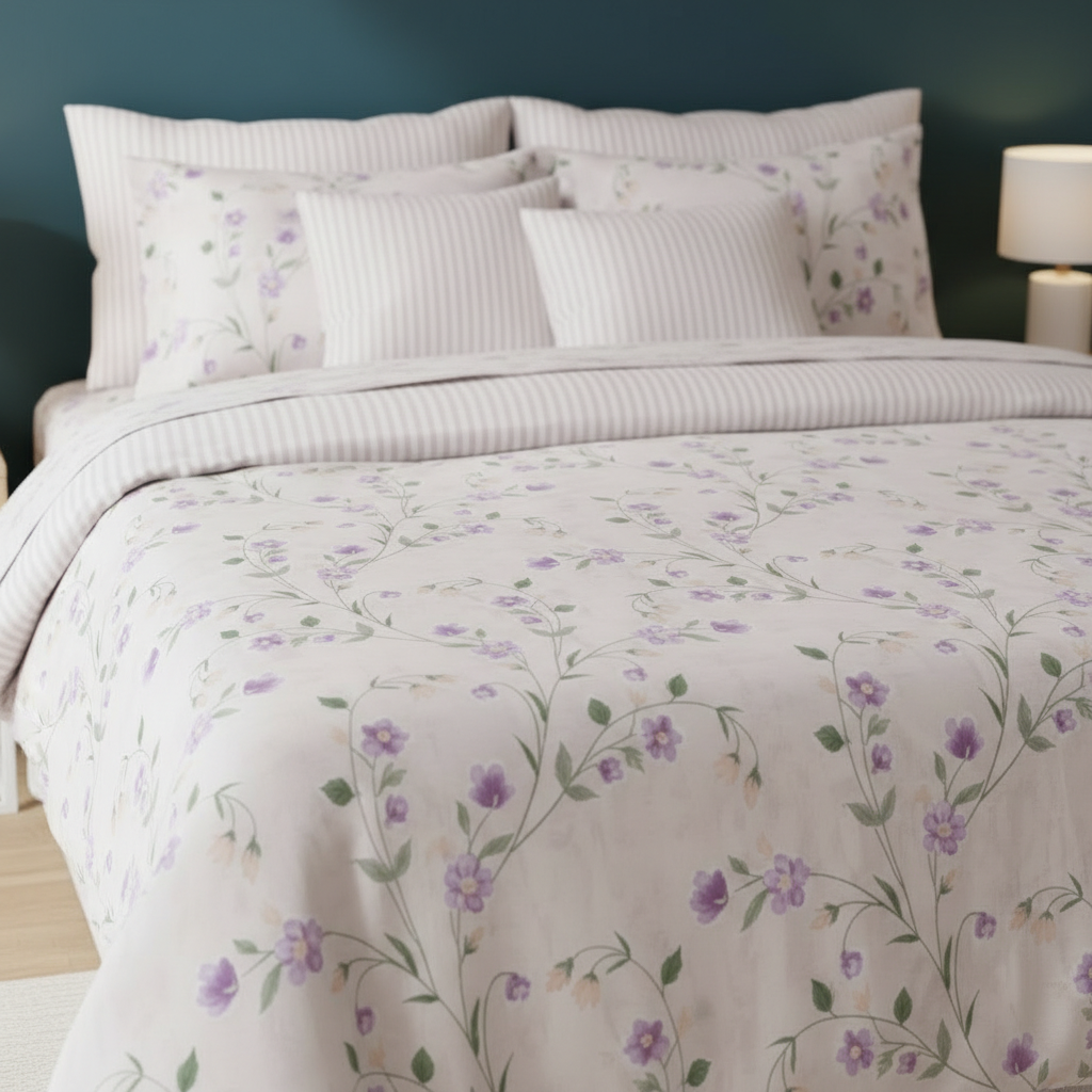 IV778 Cotton Duvet Cover Set - Without Filling