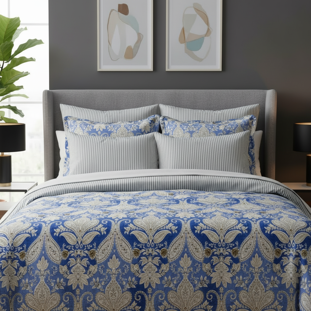 IV856 Cotton Duvet Cover Set - Without Filling