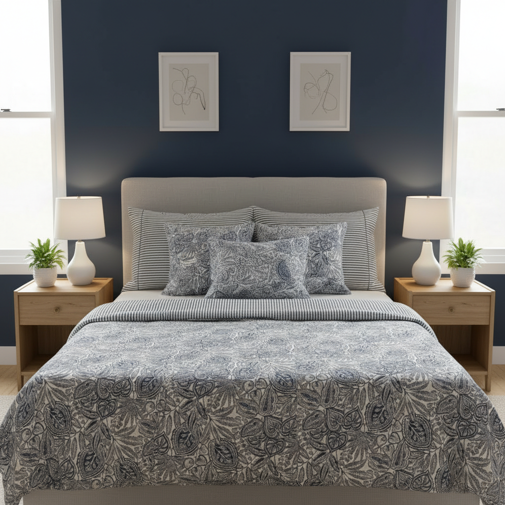 IV786 Cotton Duvet Cover Set - Without Filling