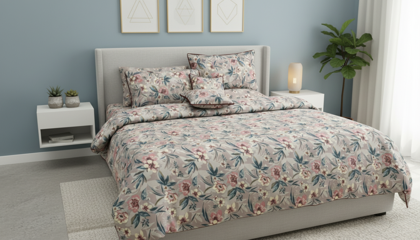 IV706 Cotton Duvet cover Set - Without Filling
