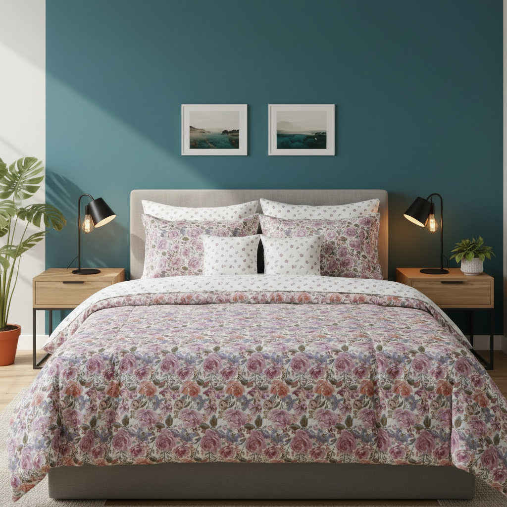 IV832 Cotton Duvet Cover Set - Without Filling