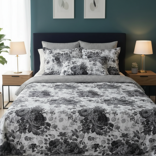 IV780 Cotton Comforter Set - Light Filling