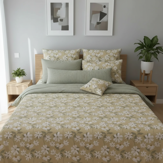 IV734 Cotton duvet Cover Set - Without Filling