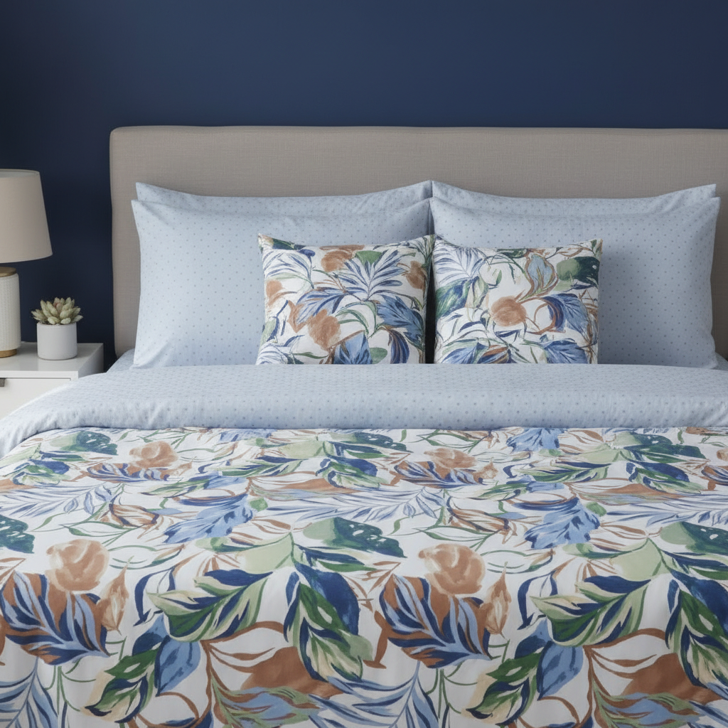 IV790 Cotton Comforter Set - Light Filling