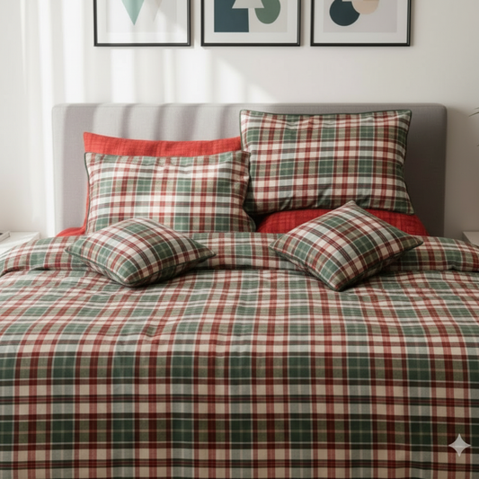 IV754 Cotton Comforter Set - Light Filling