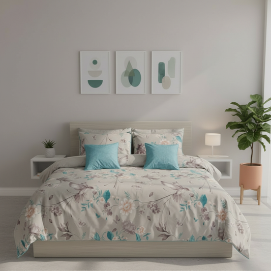 IV753 Cotton Duvet Cover Set - Without Filling