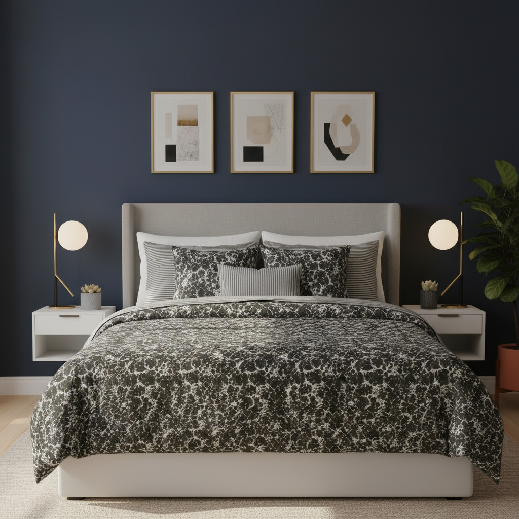 IV792 Cotton Duvet Cover Set - Without Filling