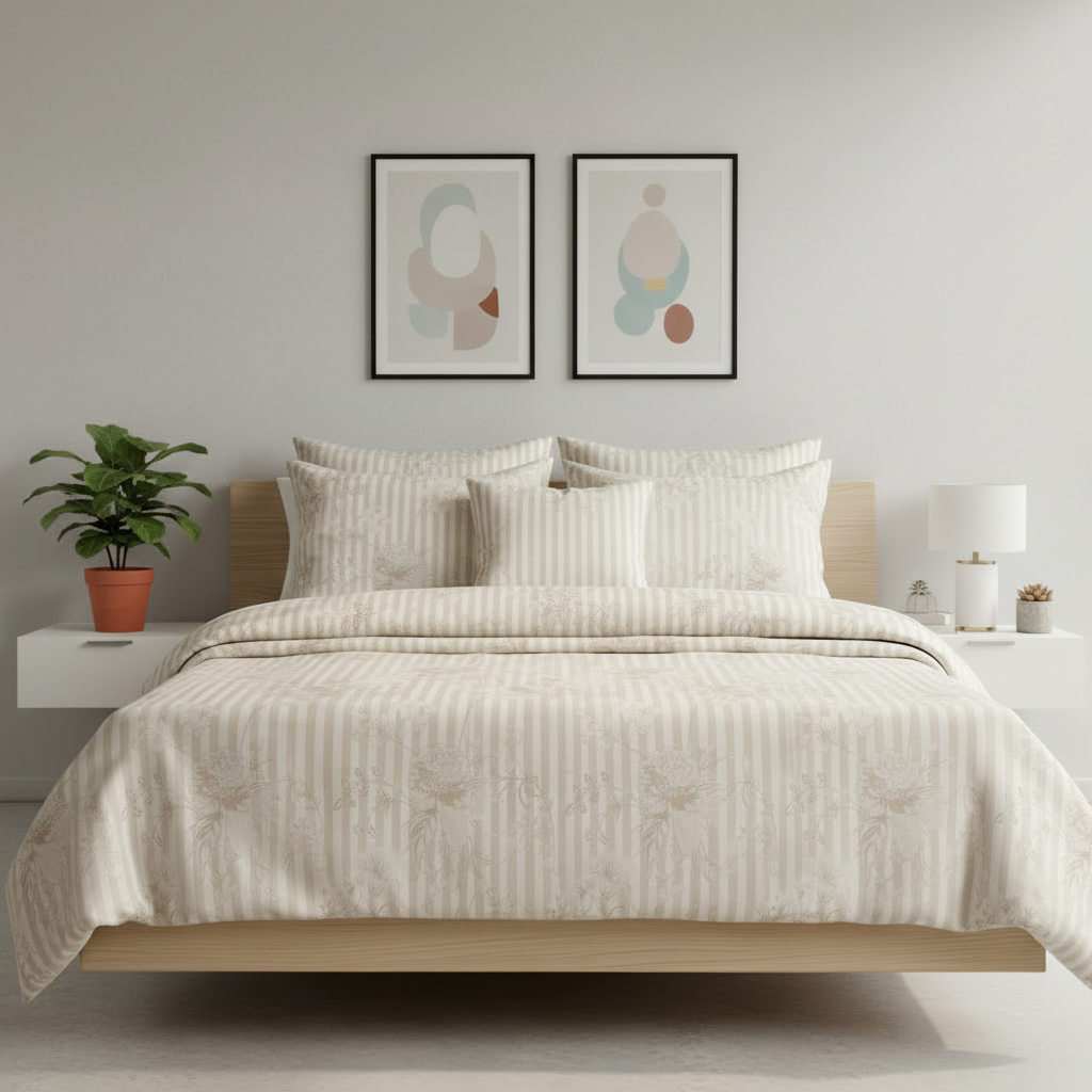 IV840 Cotton Duvet Cover Set - Without Filling