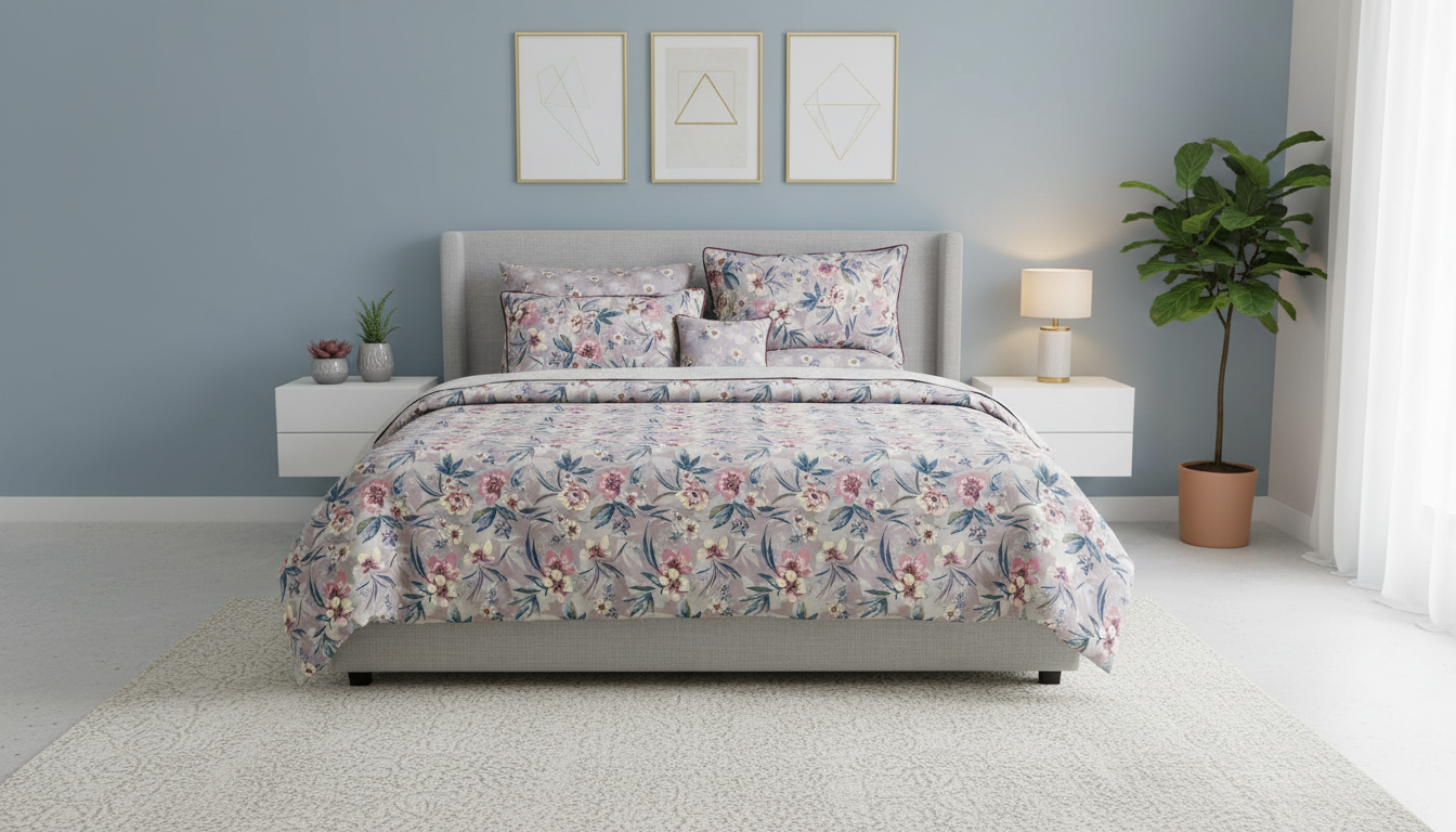IV706 Cotton Duvet cover Set - Without Filling