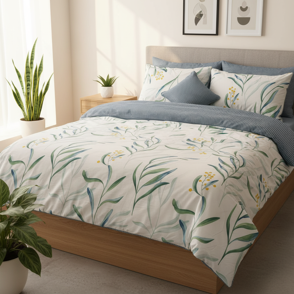 IV760 Cotton Duvet Cover Set - Without Filling