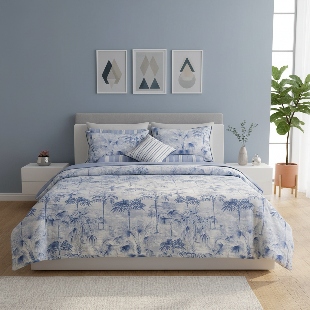 IV758 Cotton Duvet Cover Set - Without Filling