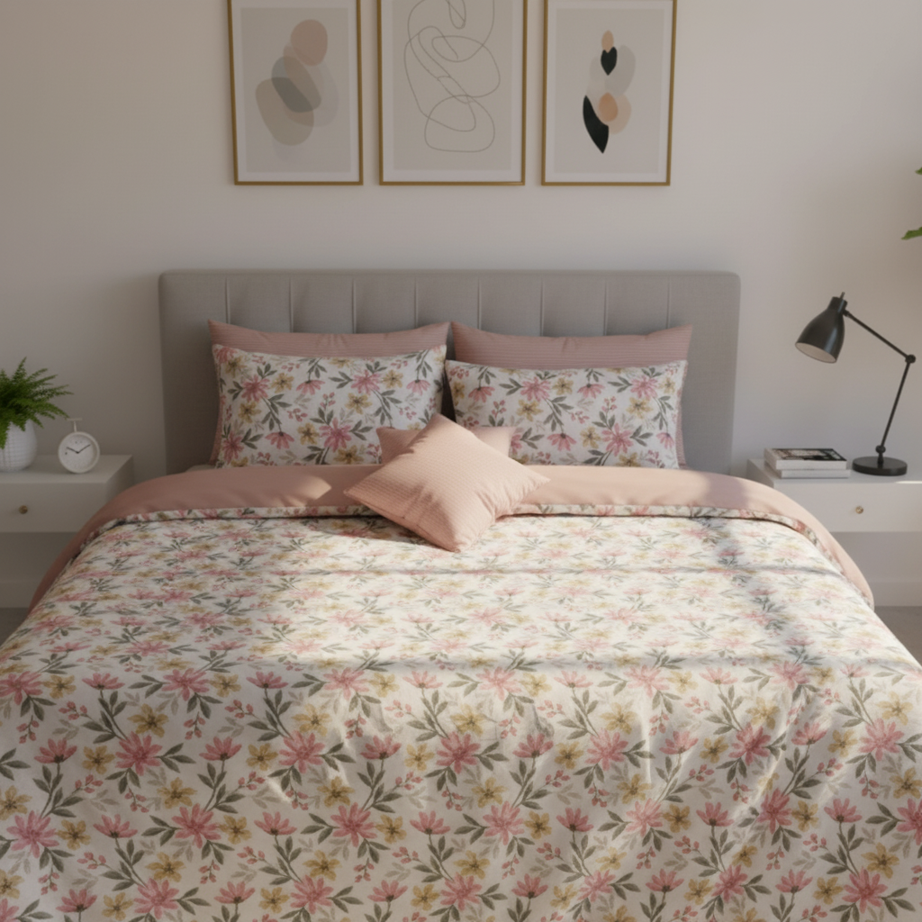 IV730 Cotton Duvet Cover Set - Without Filling