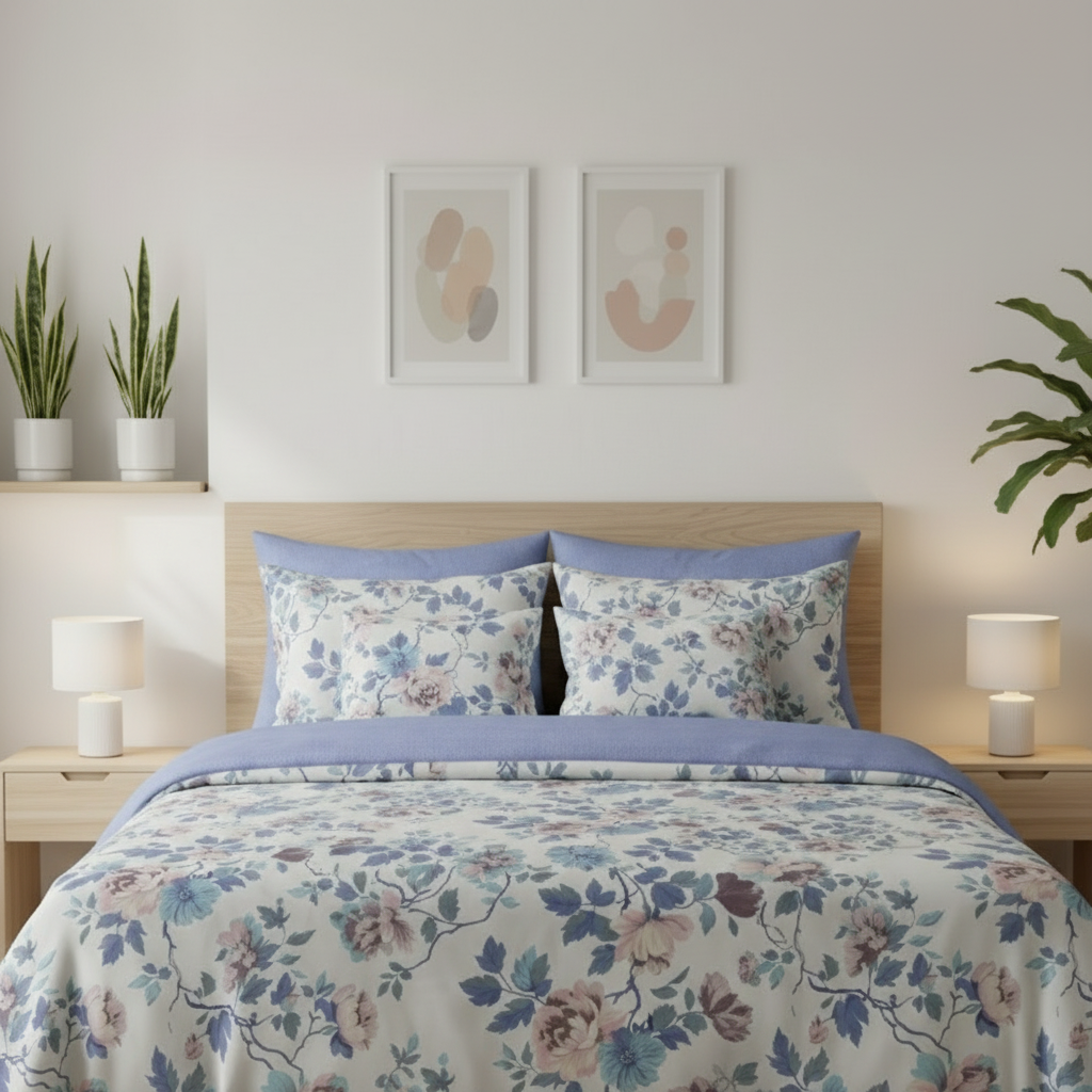 IV737 Cotton Duvet Cover Set - Without Filling