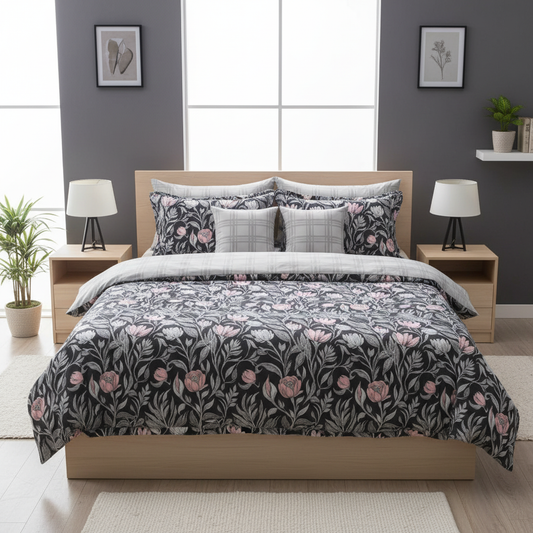 IV825 Cotton Duvet Cover Set - Without Filling