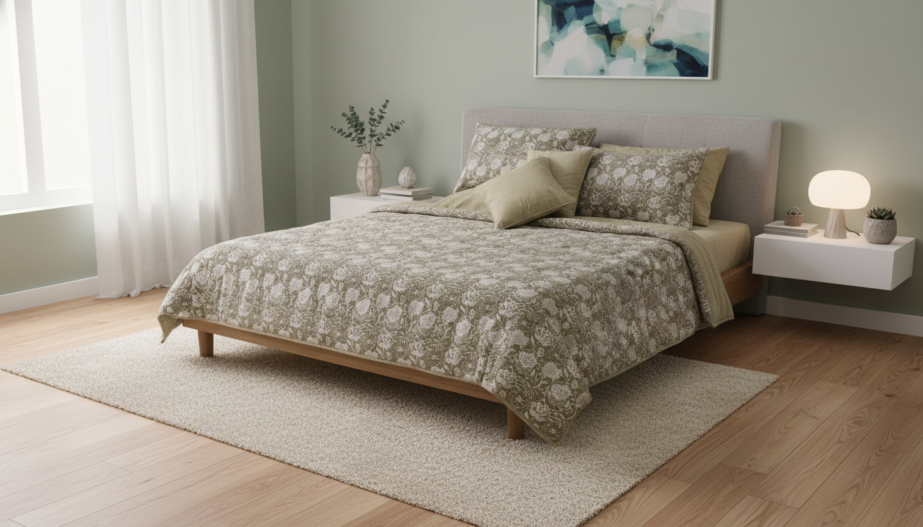 IV688 Cotton Comforter Set - Light Filling