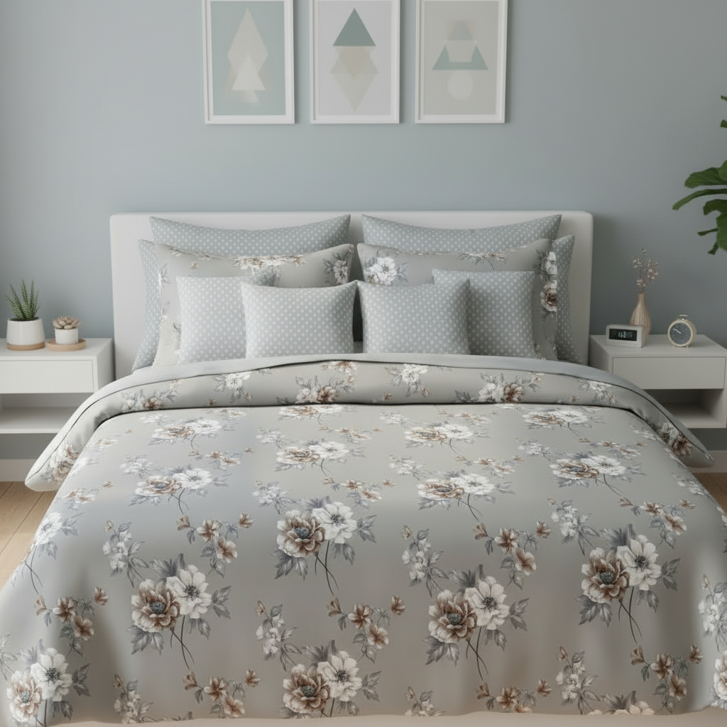 IV834 Cotton Duvet Cover Set - Without Filling