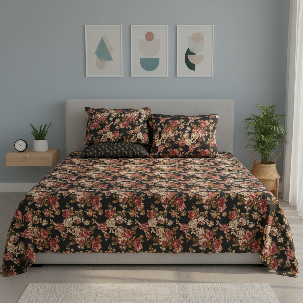IVS007 Cotton Bed Sheet Set