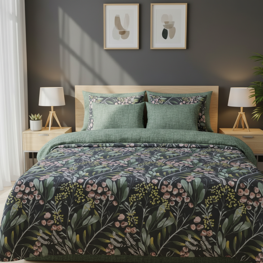 IV796 Cotton Duvet Cover Set - Without Filling