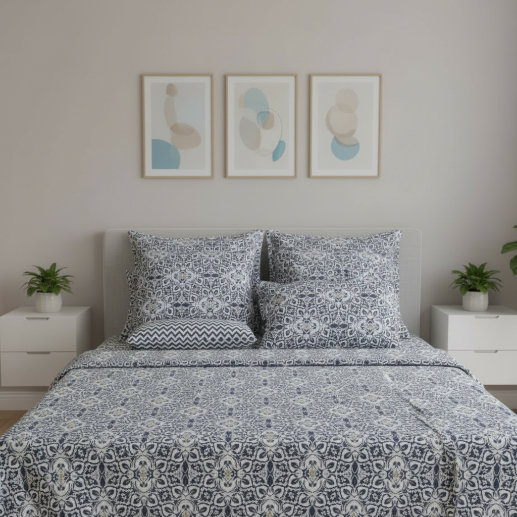 IVS012 Cotton Bed Sheet Set