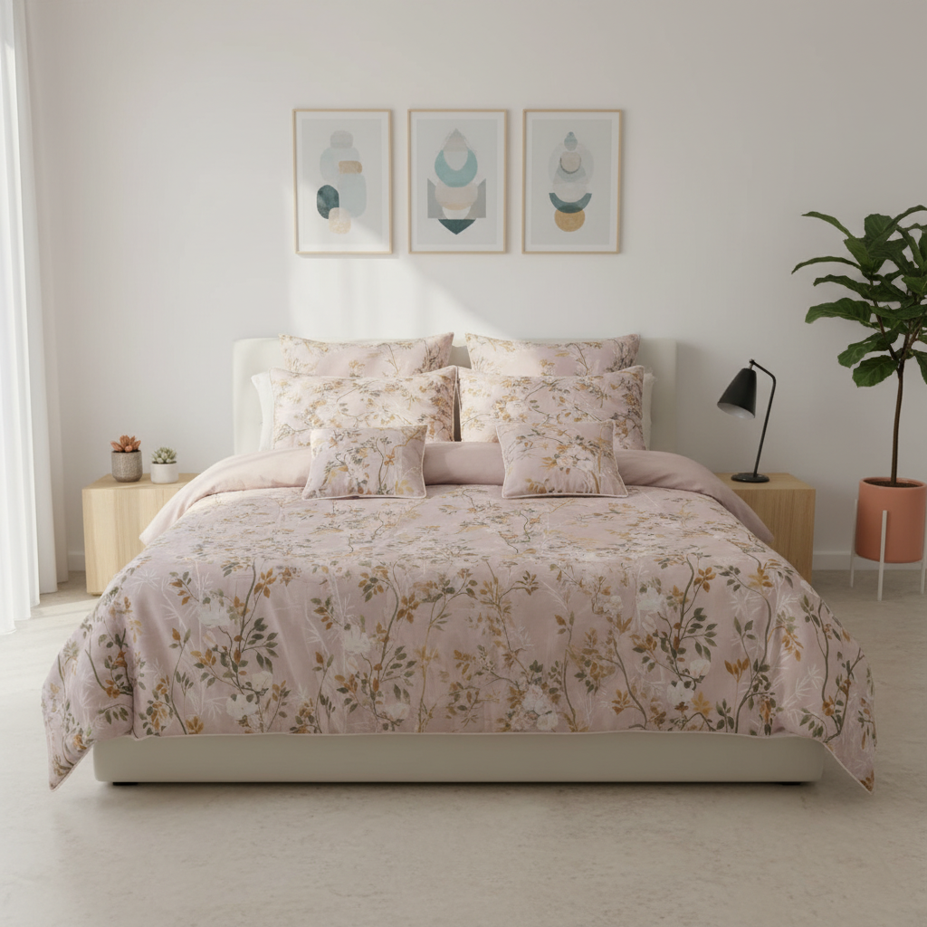 IV729 Cotton Duvet Cover Set - Without Filling