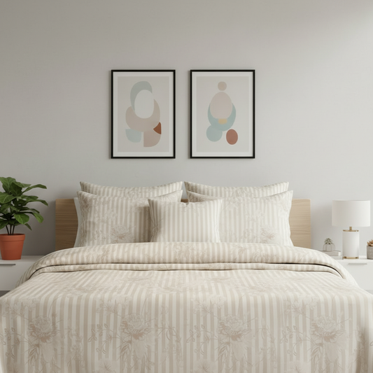 IV840 Cotton Comforter Set - Light Filling