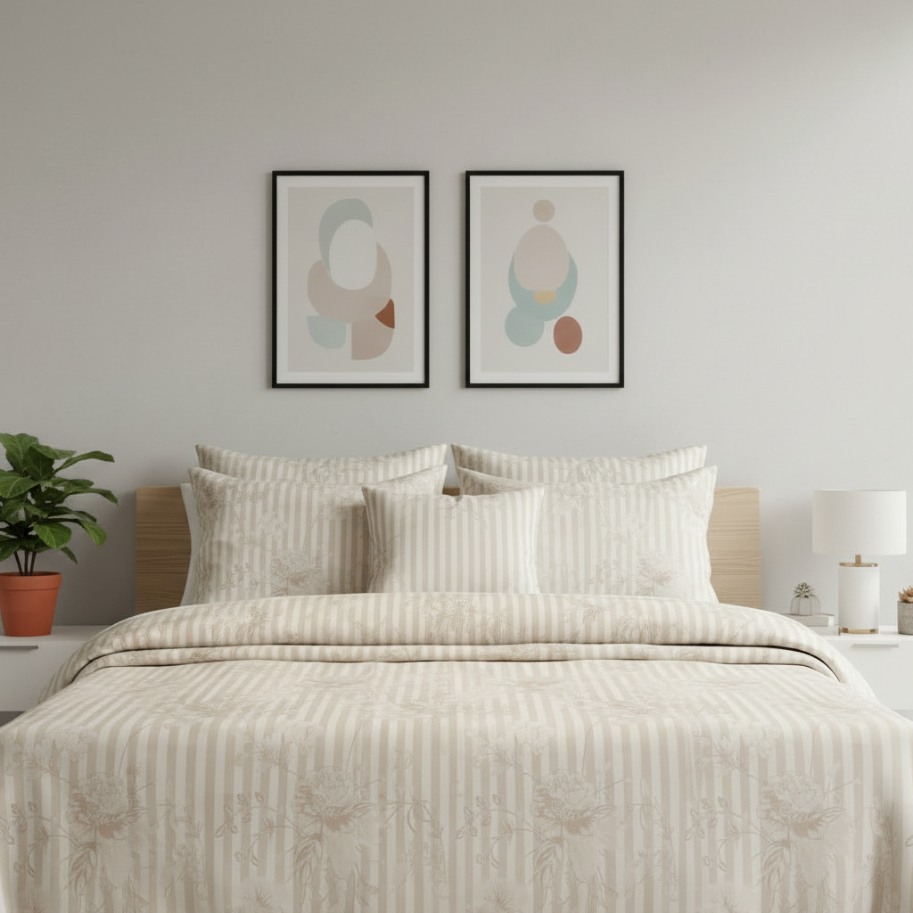 IV840 Cotton Duvet Cover Set - Without Filling