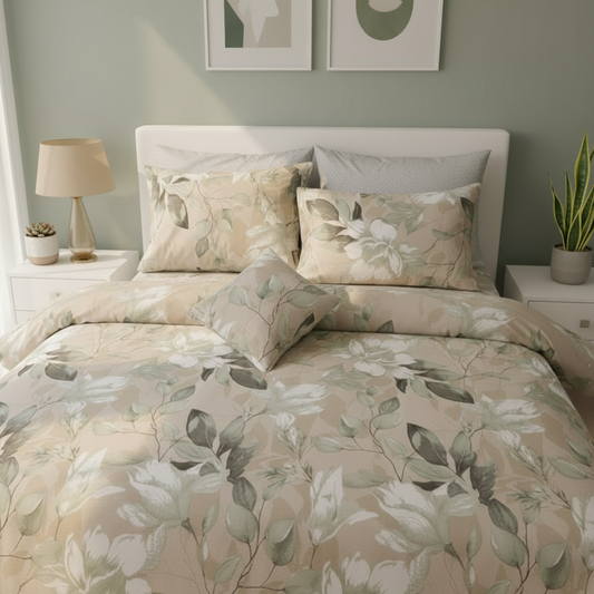 IV768 Cotton Comforter Set - Light Filling