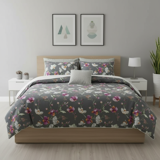 IV712 Cotton Comforter Set - Light Filling
