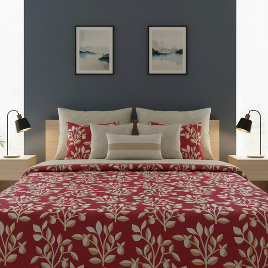 IV823 Cotton Comforter Set - Light Filling