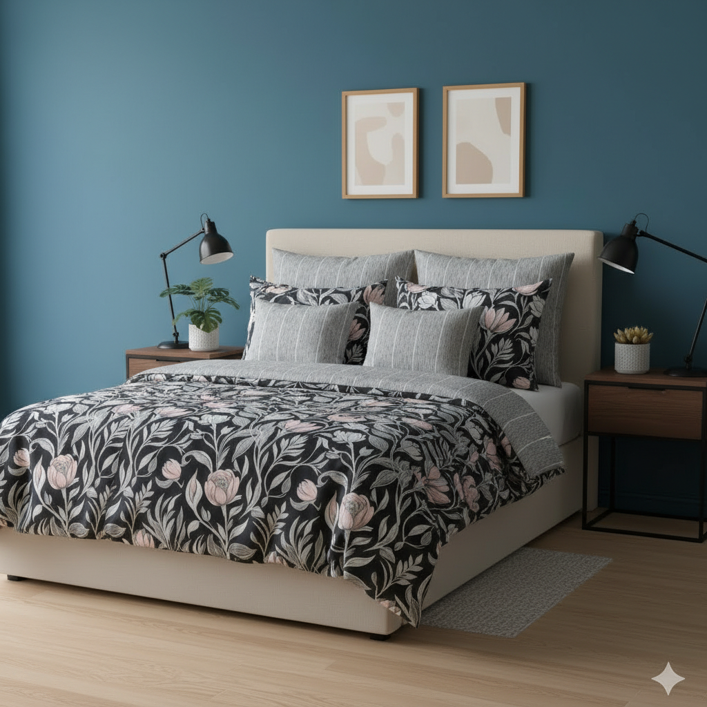 IV777 Cotton Duvet Cover Set - Without Filling