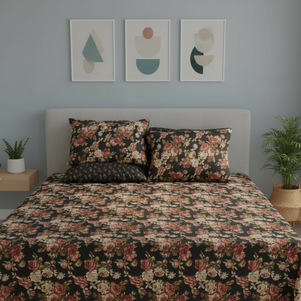 IVS007 Cotton Bed Sheet Set