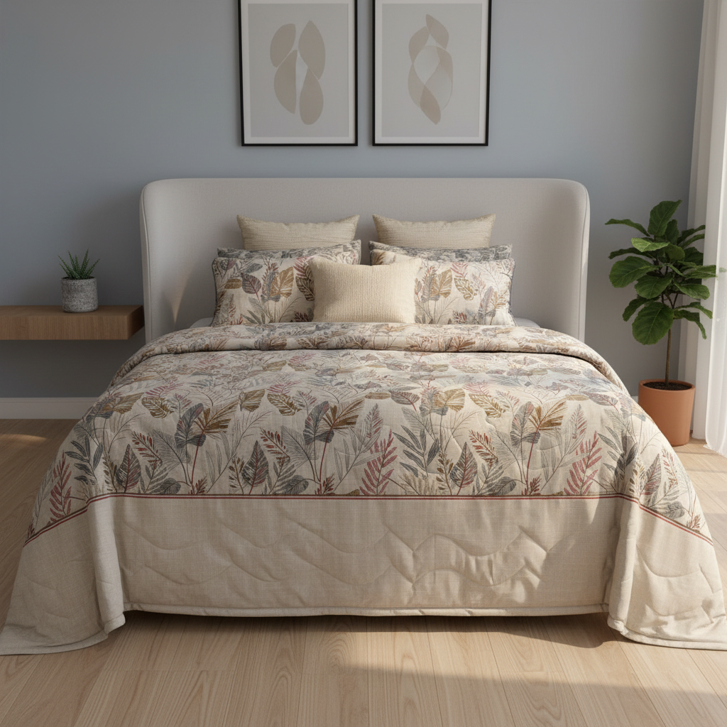 IV793 Cotton Comforter Set - Light Filling