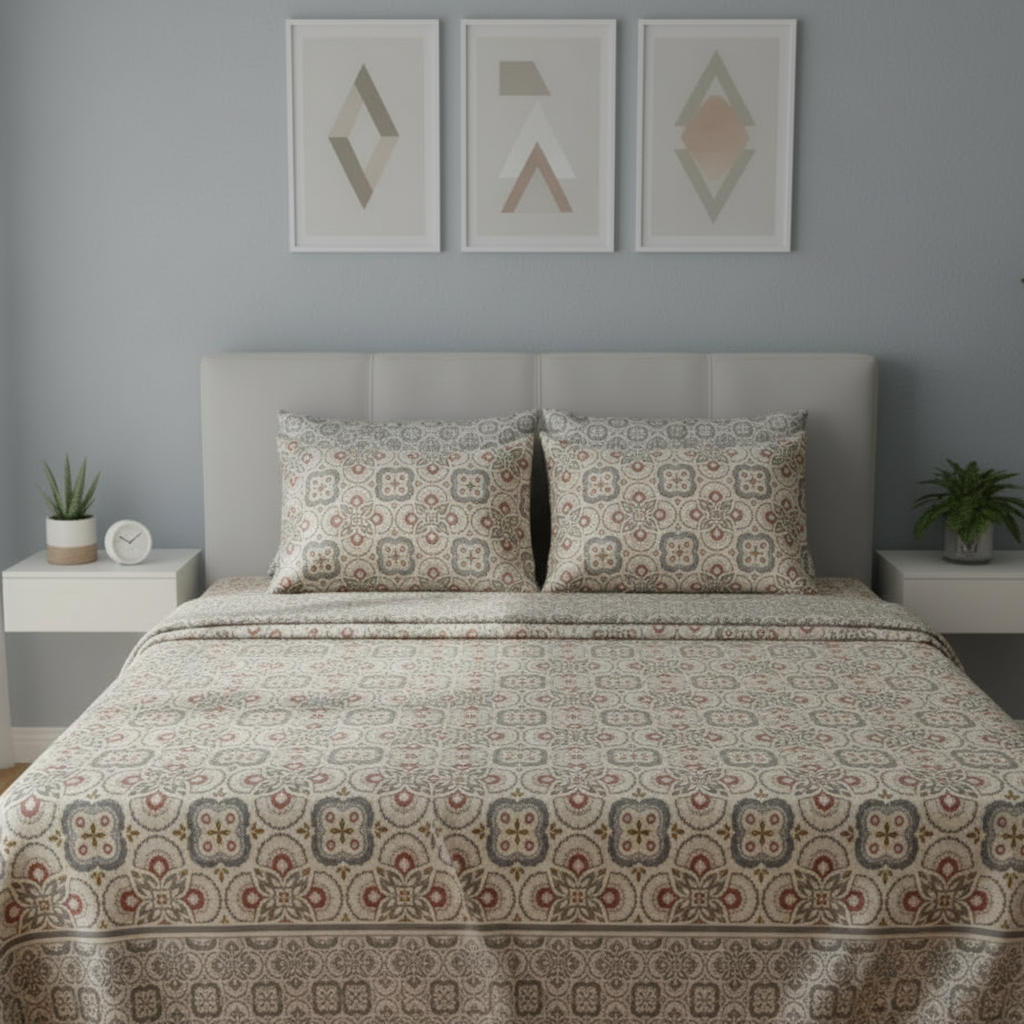 IVS001 Cotton Bed Sheet Set